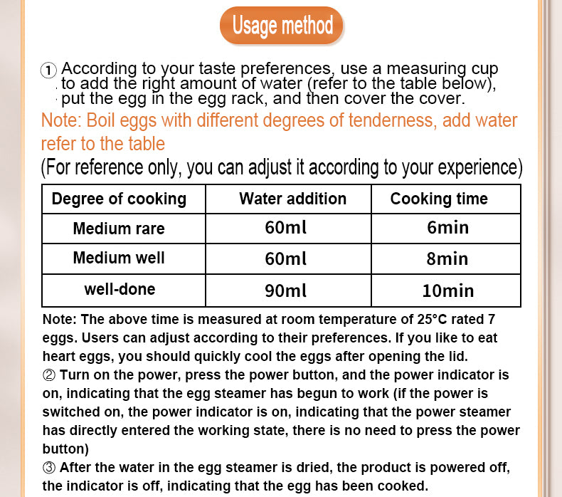 Mini Egg Steamer with auto shut-off, multifunctional egg boiler, food-grade stainless steel, 110V-10V US plug, PP material, no batteries required, essential kitchen gadget for a healthy breakfast