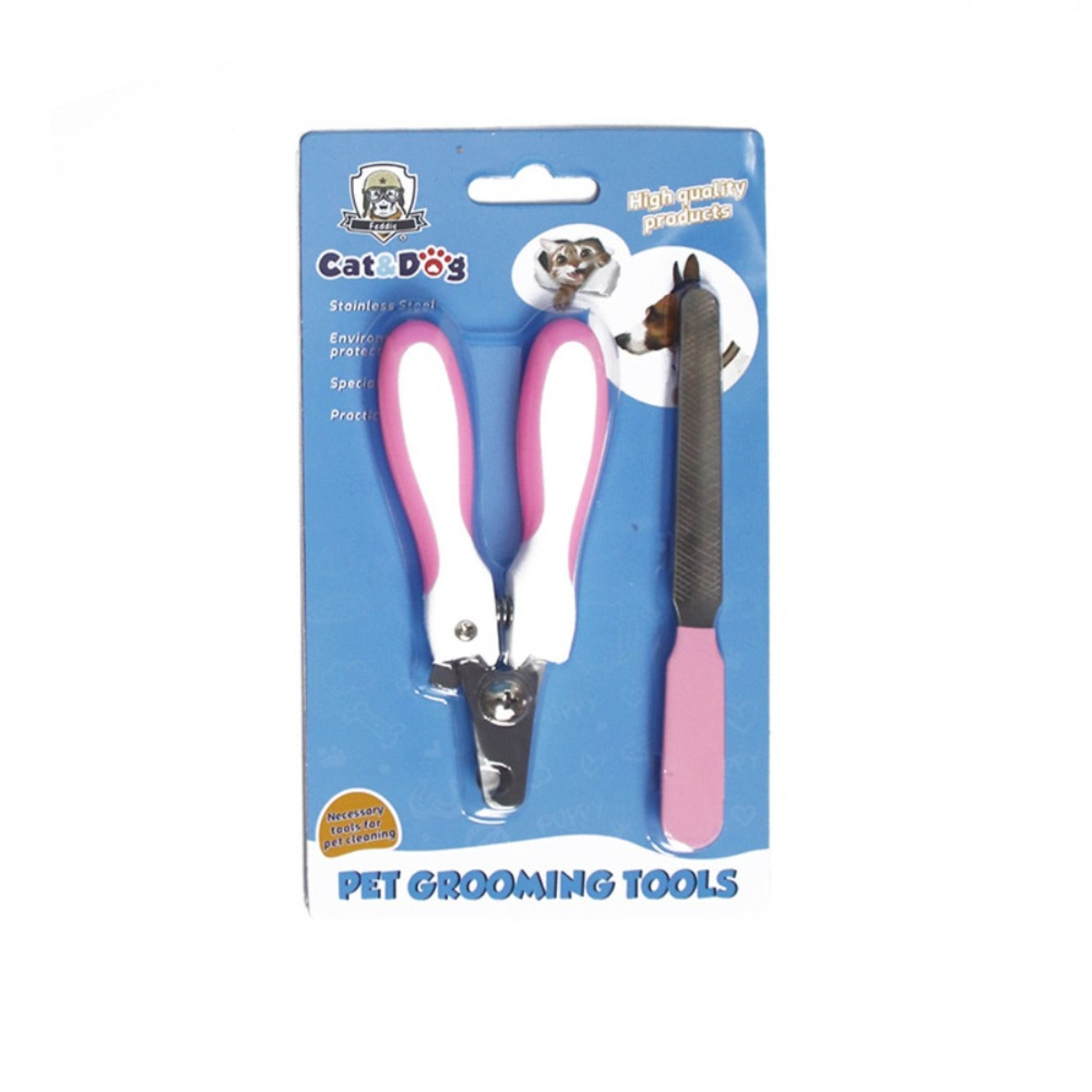 BNMQ pet nail stainless steel scissors for cats and dogs