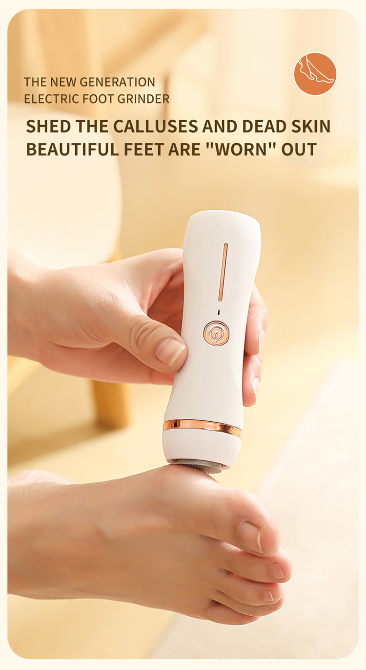 BNMQ foot callus remover smooth heel result | Résultat talon lisse du dissolvant de callosités BNMQ