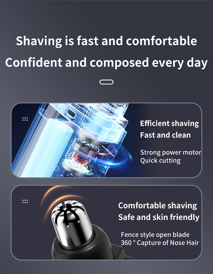 BNMQ trimmer waterproof washable feature | Fonction étanche et lavable de la tondeuse BNMQ