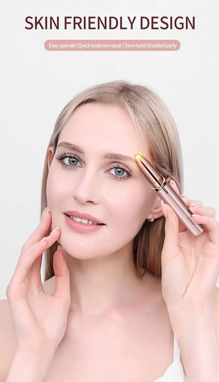 BNMQ electric eyebrow trimmer gift packaging | Emballage cadeau de la tondeuse à sourcils électrique BNMQ