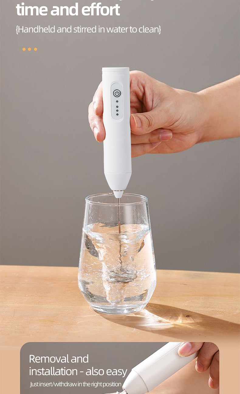 BNMQ milk frother stainless steel whisk | Fouet en acier inoxydable du fouet à lait BNMQ