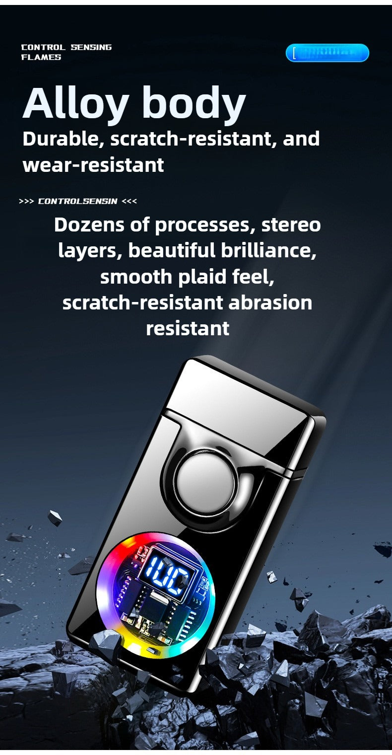 BNMQ Black technology voice-activated induction lighter trendy high-value lighter cigarette lighter fast charging lighter inflatable lighter