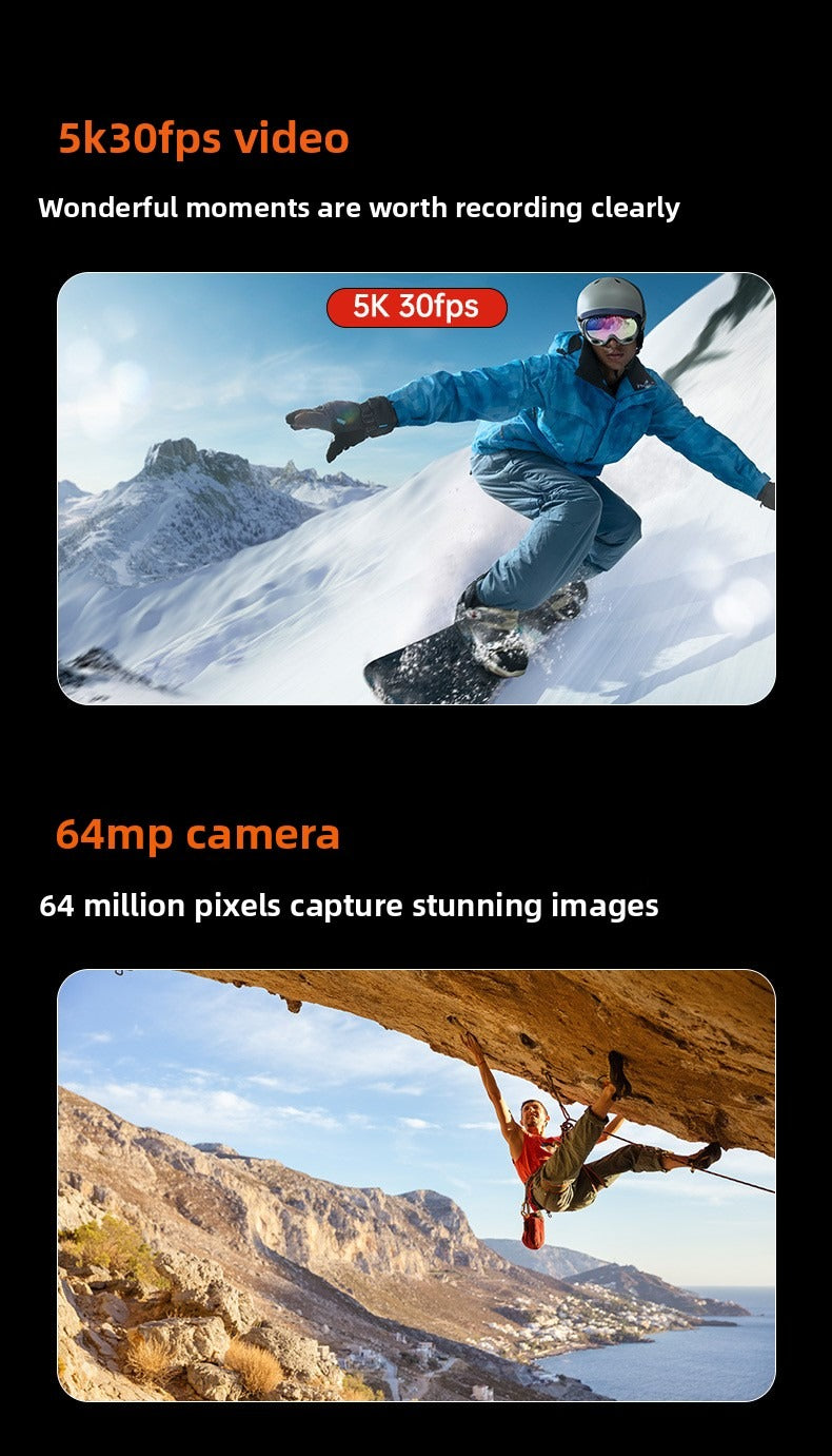BNMQ action camera mounting bracket options | Options de support de montage de la caméra d'action BNMQ