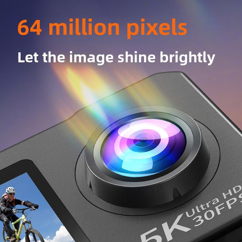 BNMQ 4K action camera bicycle mount kit included | Kit de montage vélo inclus avec la caméra d'action 4K BNMQ