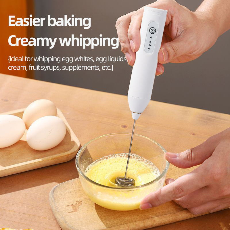 BNMQ milk frother frothing demonstration latte art | Démonstration de mousse BNMQ pour art latte