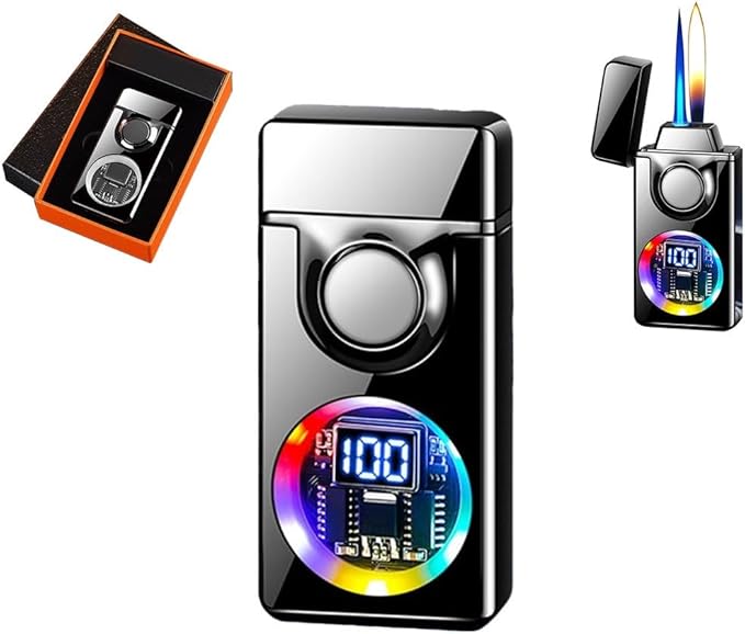 BNMQ metal flip lighter color options | Options de couleur du briquet rabattable en métal BNMQ
