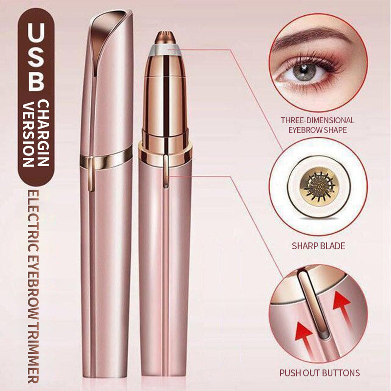 BNMQ eyebrow trimmer USB rechargeable charging version | Version de charge USB de la tondeuse à sourcils BNMQ