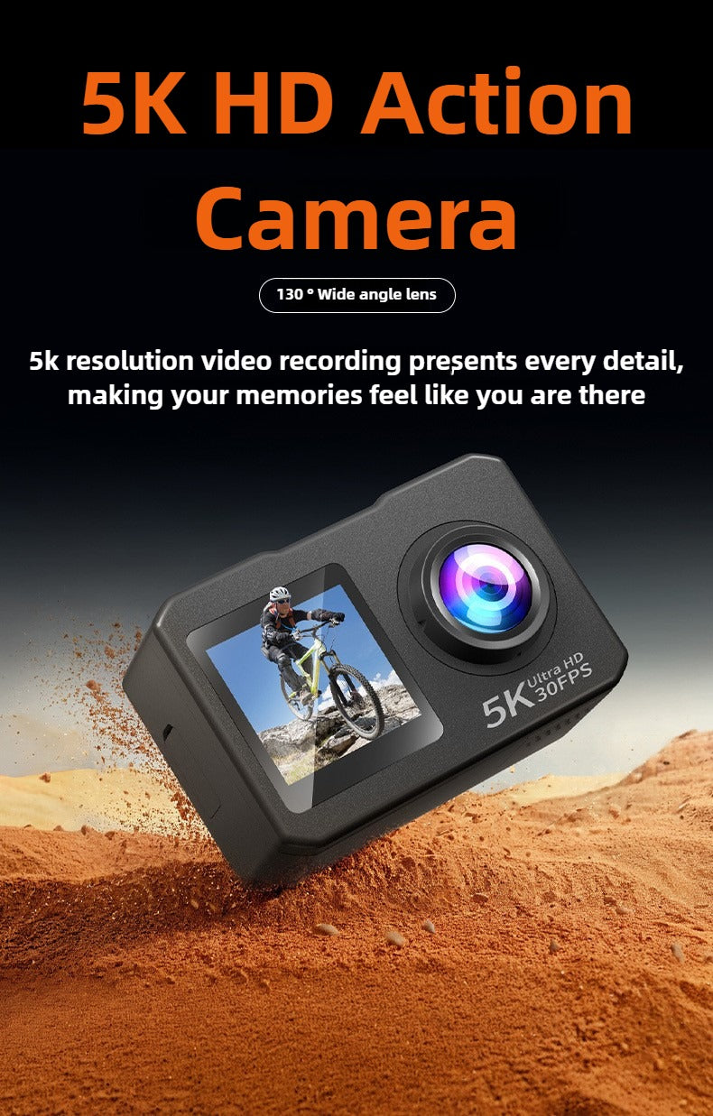 BNMQ action camera size comparison with hand | Comparaison de taille de la caméra d'action BNMQ avec la main