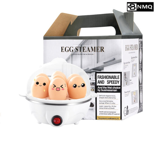 BNMQ electric egg cooker white XL 7-egg capacity steamer | Cuiseur à œufs électrique BNMQ blanc grande capacité 7 œufs