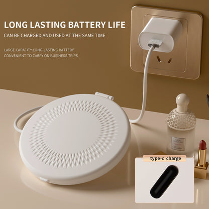 Cross-border popular led makeup mirror portable folding flip mirror portable makeup mirror charging travel mini mirror