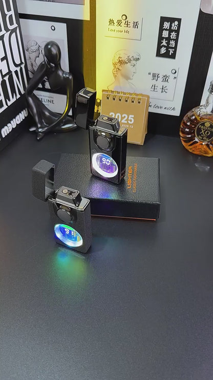 BNMQ Black technology voice-activated induction lighter trendy high-value lighter cigarette lighter fast charging lighter inflatable lighter